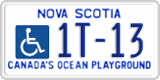 Nova Scotia, Vehicles for disabled persons (1A-23)