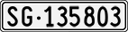 License plate of Switzerland, Cars