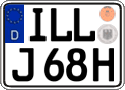 German license plate, Plates for oldtimers (type 