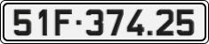 License plate of Vietnam, Cars