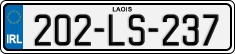 License plate of Ireland, Regular plates