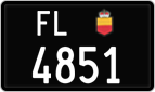 License plate of Liechtenstein, Cars