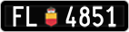 License plate of Liechtenstein, Cars