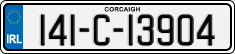 License plate of Ireland, Regular plates