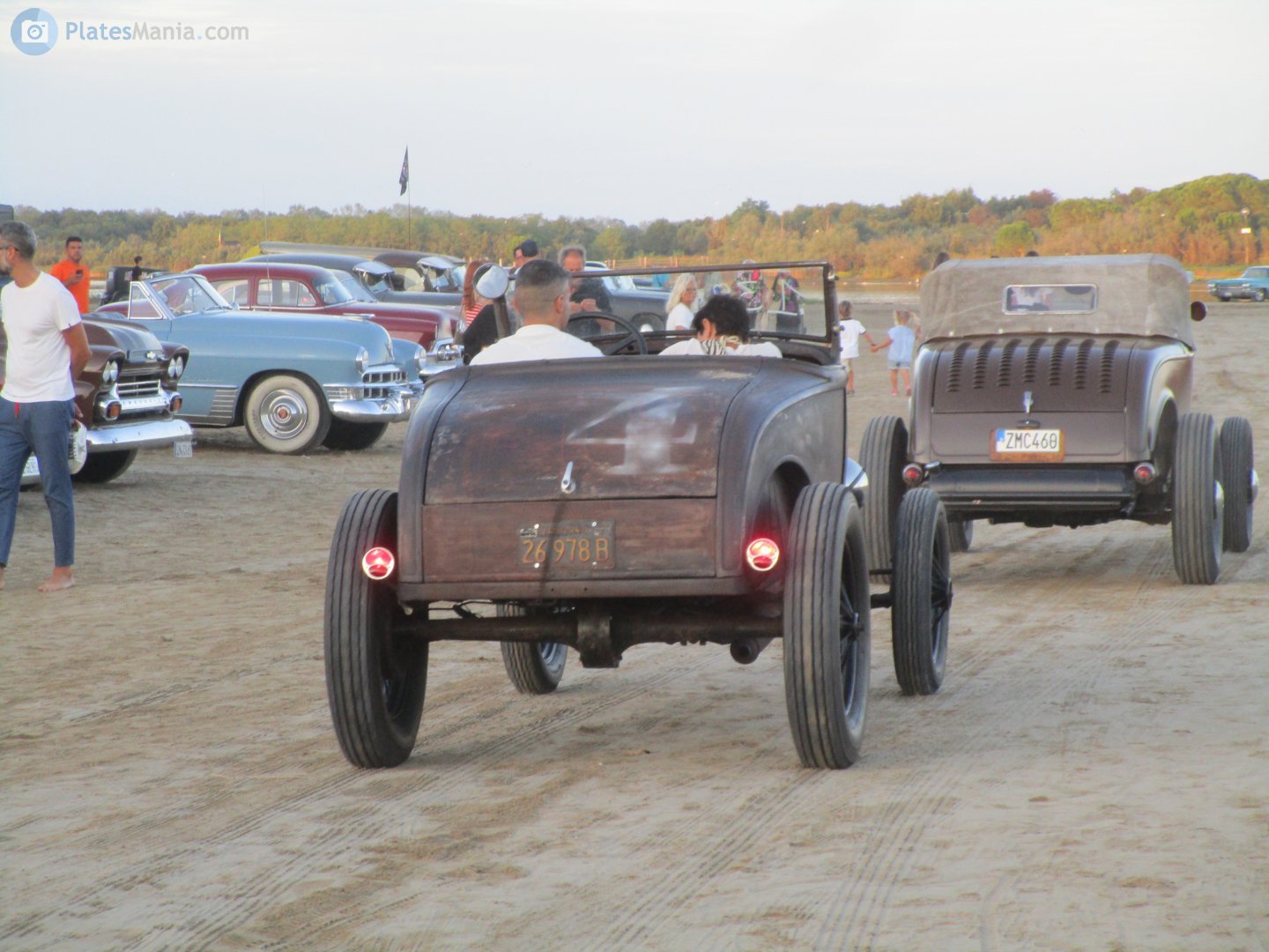 26 978 B, License plate without vehicle 