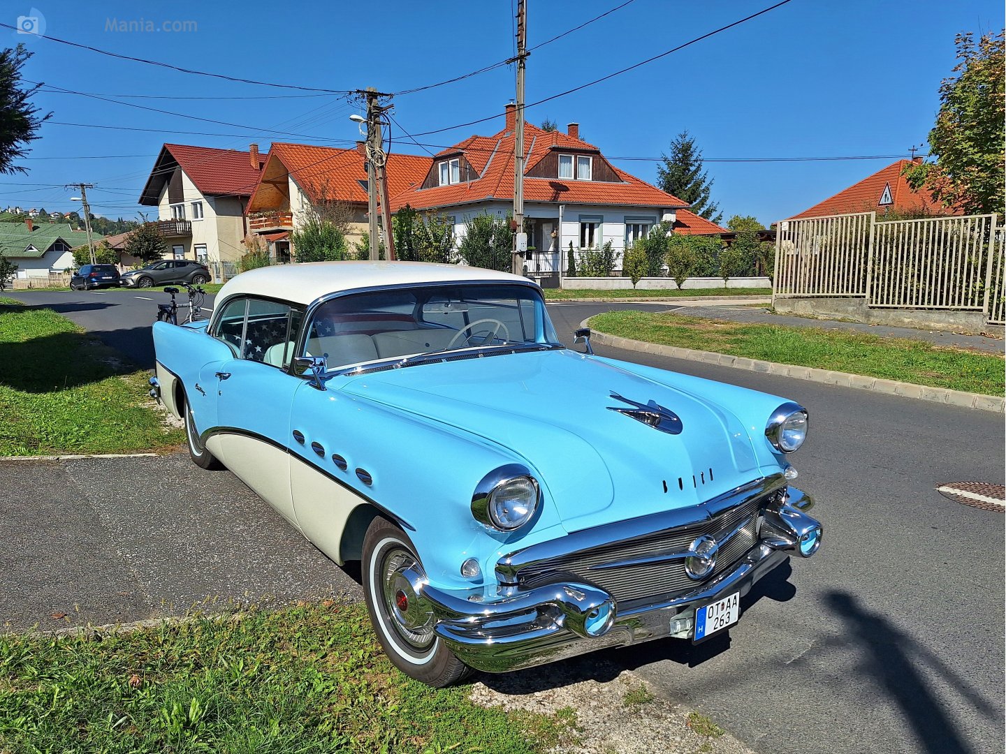 OT AA-263, Buick Century 2nd gen (Riviera) 2-door Hardtop (66R; B-body), 2nd facelift, 1955–1956