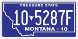 Montana, 1-12345A / 10-1234A