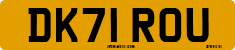 License plate of the United Kingdom, 2001 year system