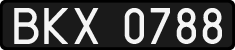 License plates of Poland, 1976 year system