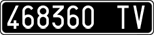 License plate of Italy, Cars (1927 year series)