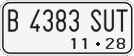 License plate of Indonesia, Motorcycles