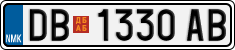 License plate of North Macedonia, Regular plates (2012)