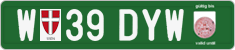 License plate of Austria, Export transit plates