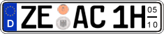 German license plate, Seasonal plates (Oldtimers)