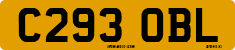 License plate of the United Kingdom, 1983 year system