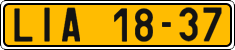 License plate of the Czech Republic, Commercial vehicles (1960)
