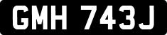 License plate of the United Kingdom, 1963 year system