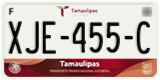 Tamaulipas, Cars (AAA-000-A)