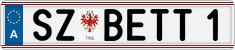 License plate of Austria, Vanity Plates