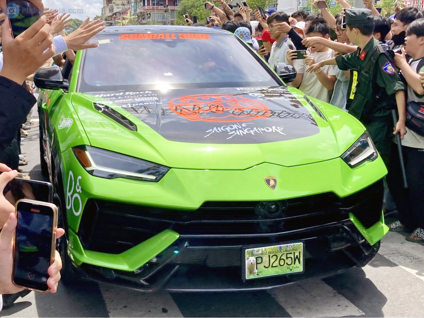 PJ265W, Lamborghini Urus 1st gen, 2018–
