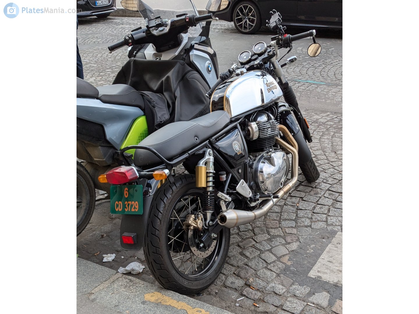 6 CD 3729, Royal Enfield Continental GT 