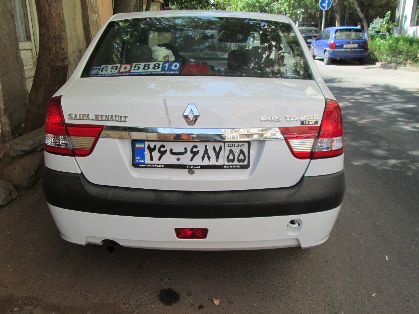 ۲۶ب۶۸۷ ۵۵, SAIPA Renault Pars Tondar 1st gen (L90; IR-market), 2013–2018