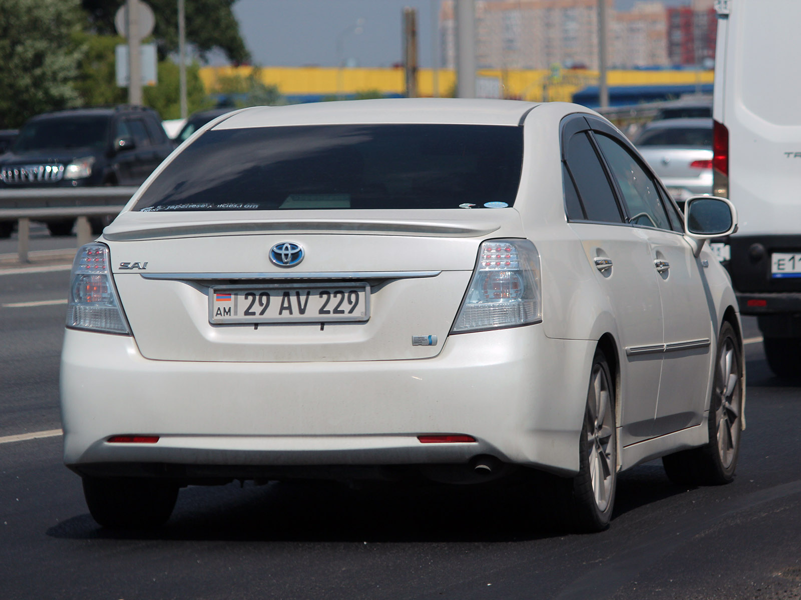 29 AV 229, Toyota Sai 1st gen (K10), 2009–2013