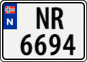 License plate of Norway, Trailers, motorcycles, special vehicles