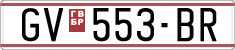 License plate of North Macedonia, Regular plates (1993)