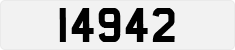 License plate of Guernsey, Regular plates