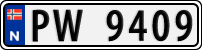 License plate of Norway, Trailers, motorcycles, special vehicles
