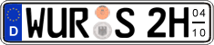 German license plate, Seasonal plates (Oldtimers)