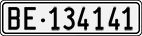 License plate of Switzerland, Cars