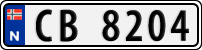 License plate of Norway, Trailers, motorcycles, special vehicles
