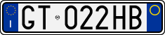 License plate of Italy, Cars (1994 year series)