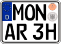 German license plate, Plates for oldtimers (type 