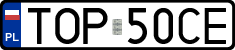 License plates of Poland, Regular car plates