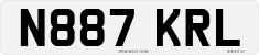 License plate of the United Kingdom, 1983 year system