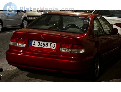 A 3488 DG, Honda Civic