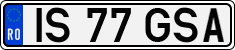 License plate of Romania, Regular plates