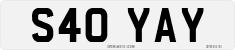 License plate of the United Kingdom, 1983 year system