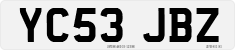 License plate of the United Kingdom, 2001 year system