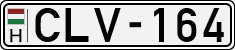 license plates of Hungary, Cars (1990)