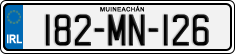 License plate of Ireland, Regular plates