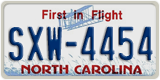 North Carolina, ABC-1234