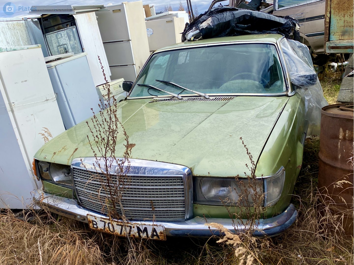 в 7077 МА, Mercedes-Benz S-Klasse 3rd gen (W116/V116), 1972–1980