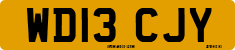 License plate of the United Kingdom, 2001 year system