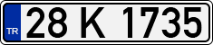 License plate of Turkey, Regular plates