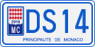 License plate of Monaco, Motorcycles