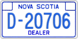 Nova Scotia, Dealer (D-12345)
